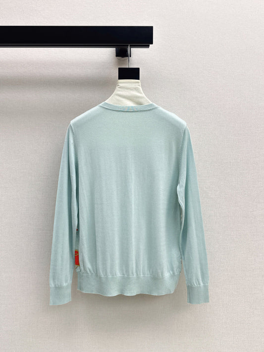 Herm 25fw printed cardigan