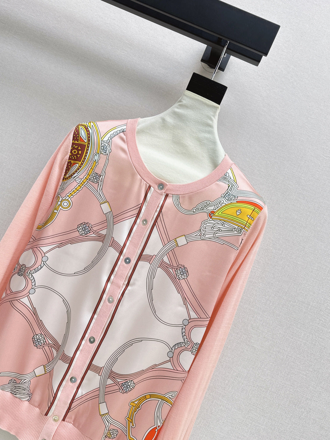 Herm 25fw printed cardigan
