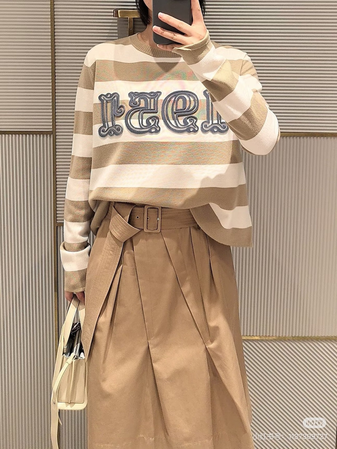 Max 25fw flocking sweater