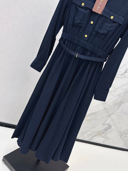 Loro 25fw shirt dress