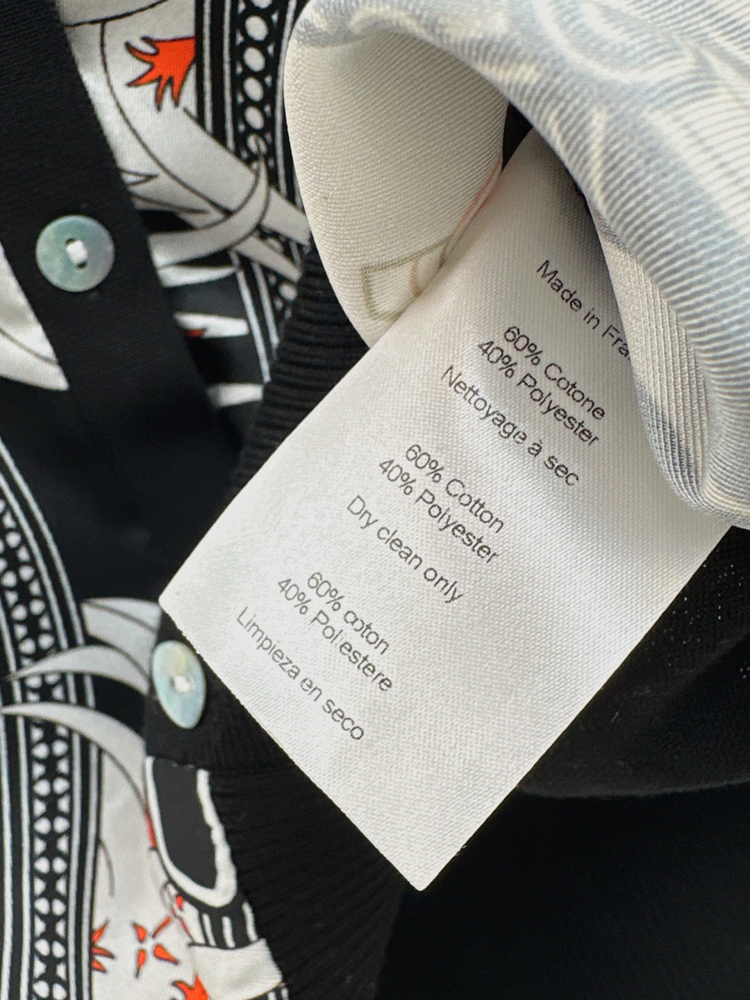 Herm 25fw printed cardigan