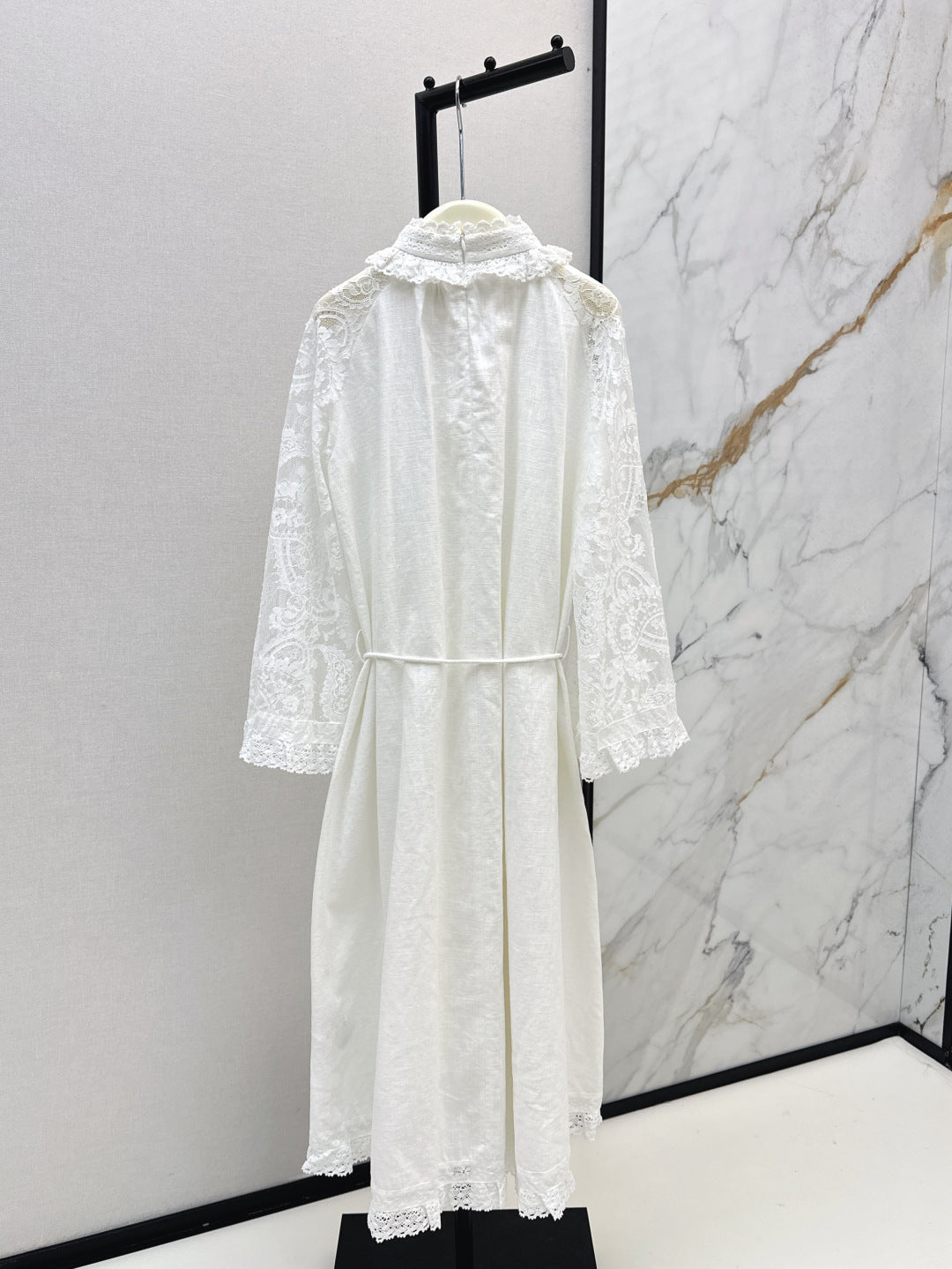 Zimm 25ss lace linen dress