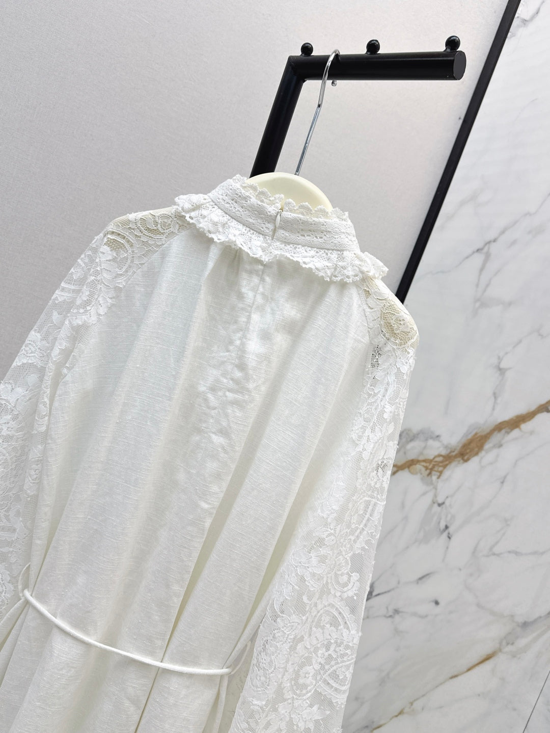 Zimm 25ss lace linen dress