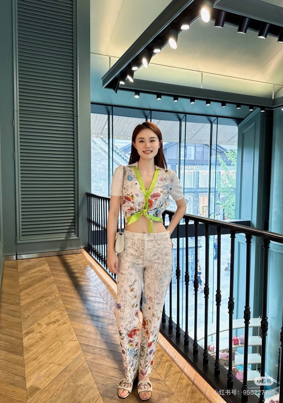Guc 25fw printed jeans