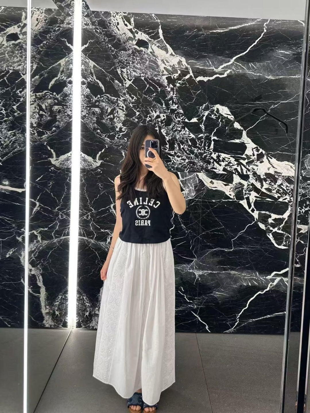 Celi 25fw embroidered skirt