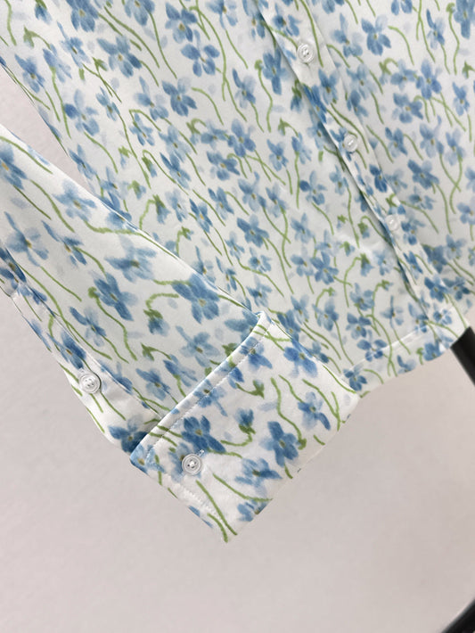 Loe 25fw printed shirt