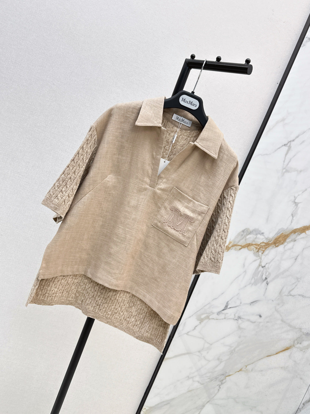 Max 25fw knitted shirt