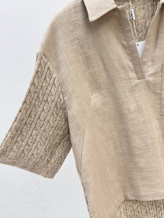 Max 25fw knitted shirt