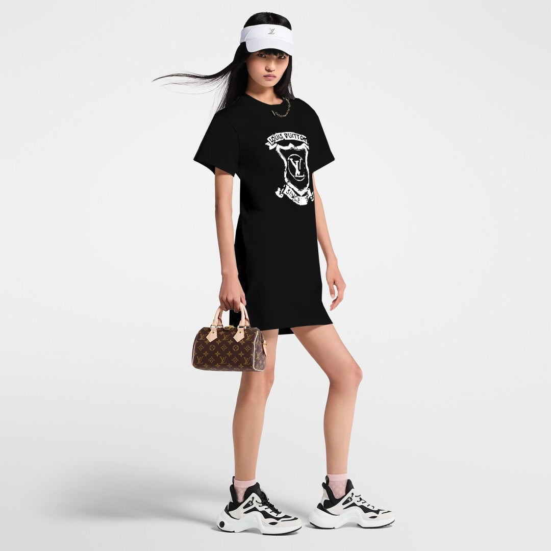 Louis 25ss printed dress