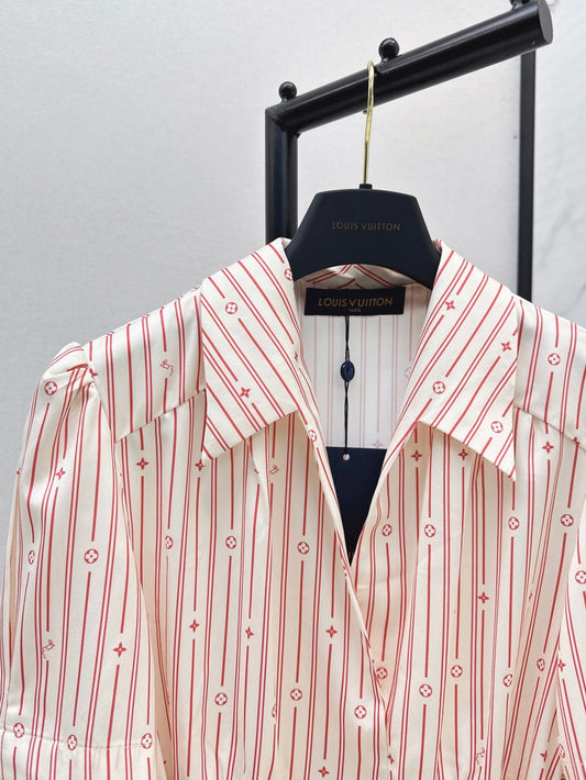 Louis 25fw printed dress