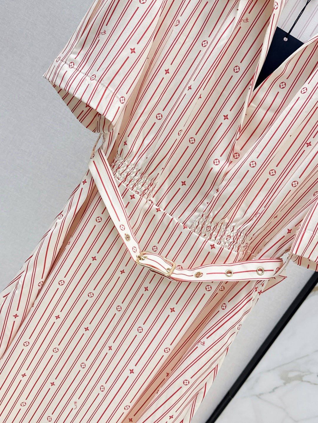 Louis 25fw printed dress