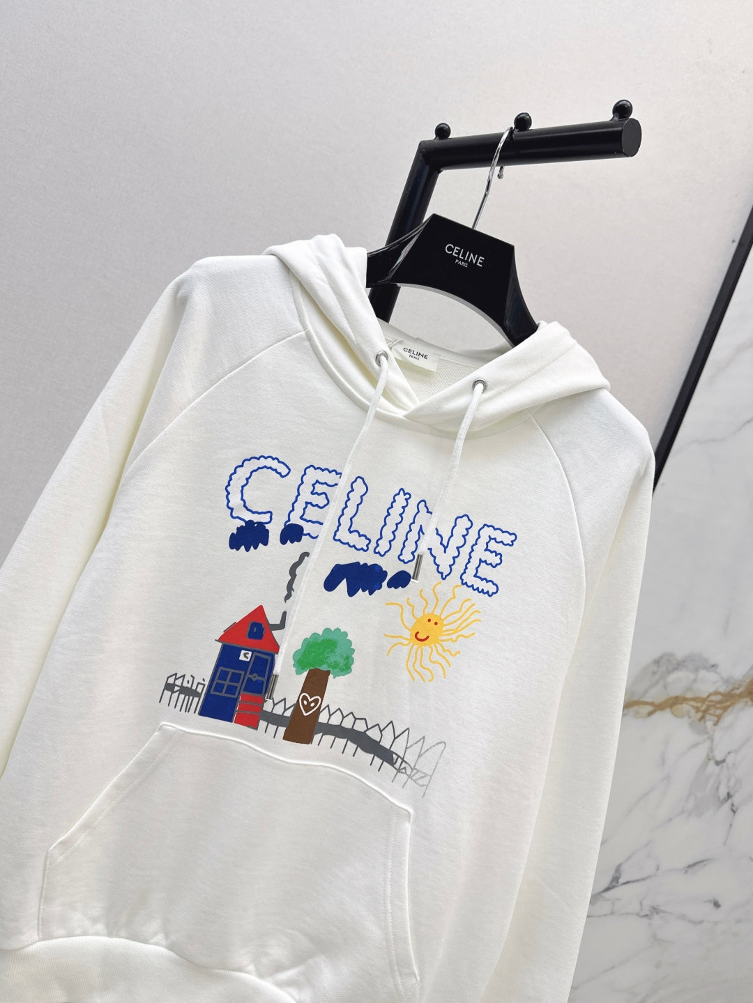 Celi 25fw printed hoodie