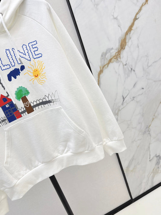 Celi 25fw printed hoodie