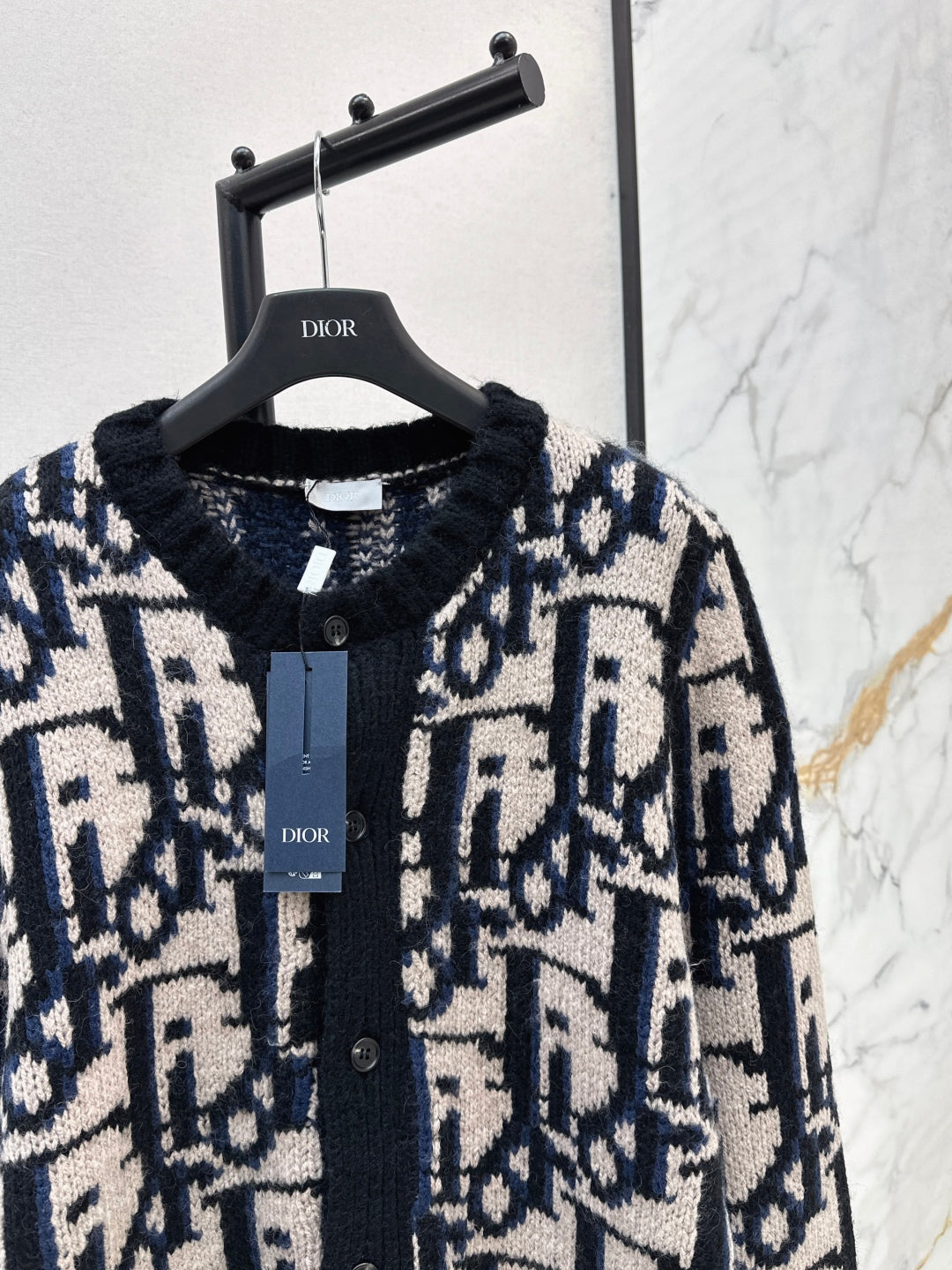 CD 25fw jacquard cardigan