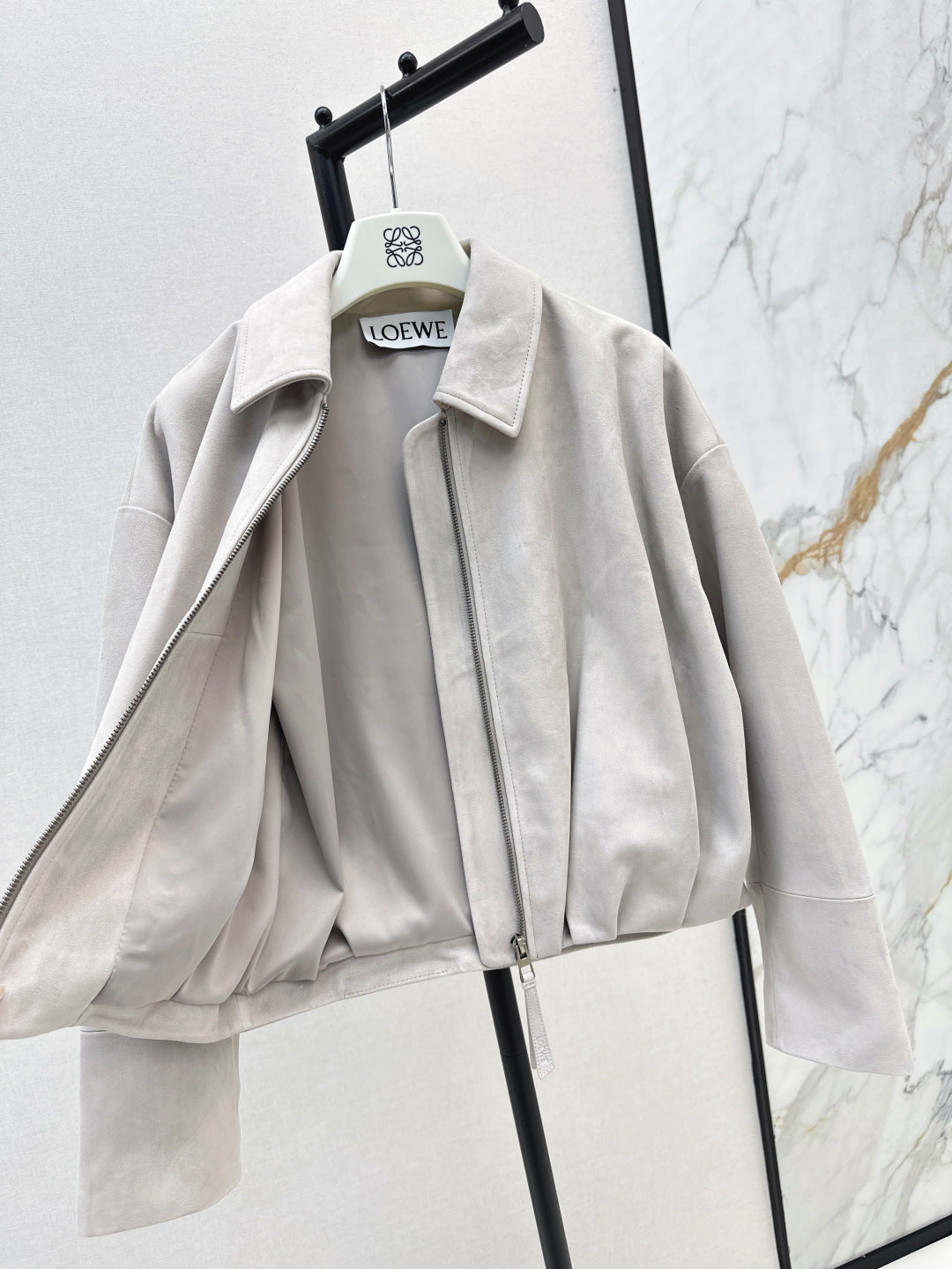 Loe 25fw suede jacket