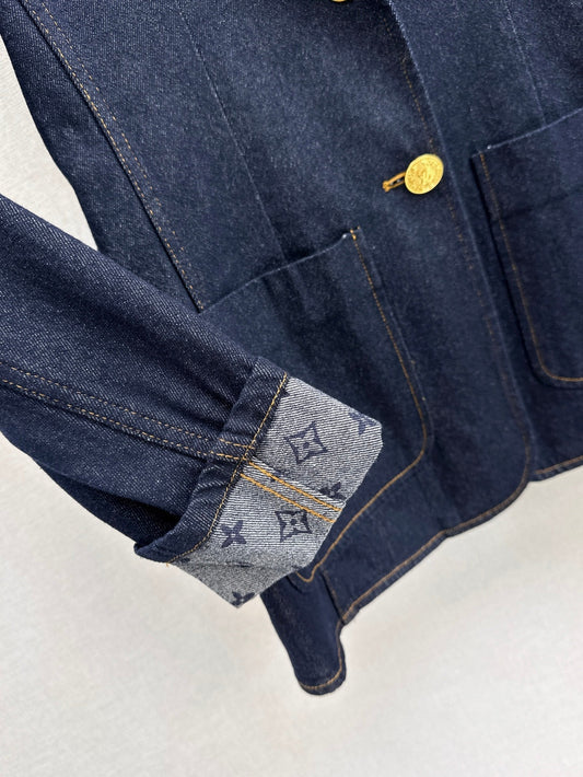 Louis 25fw denim blazer