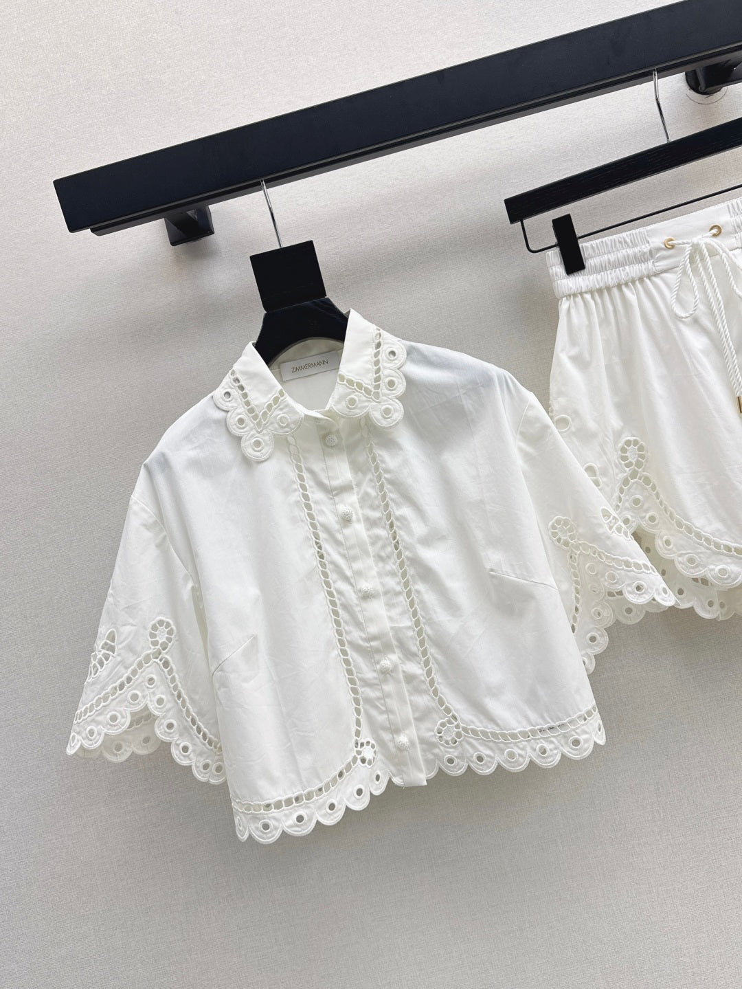 Zimm 25ss embroidered shirt