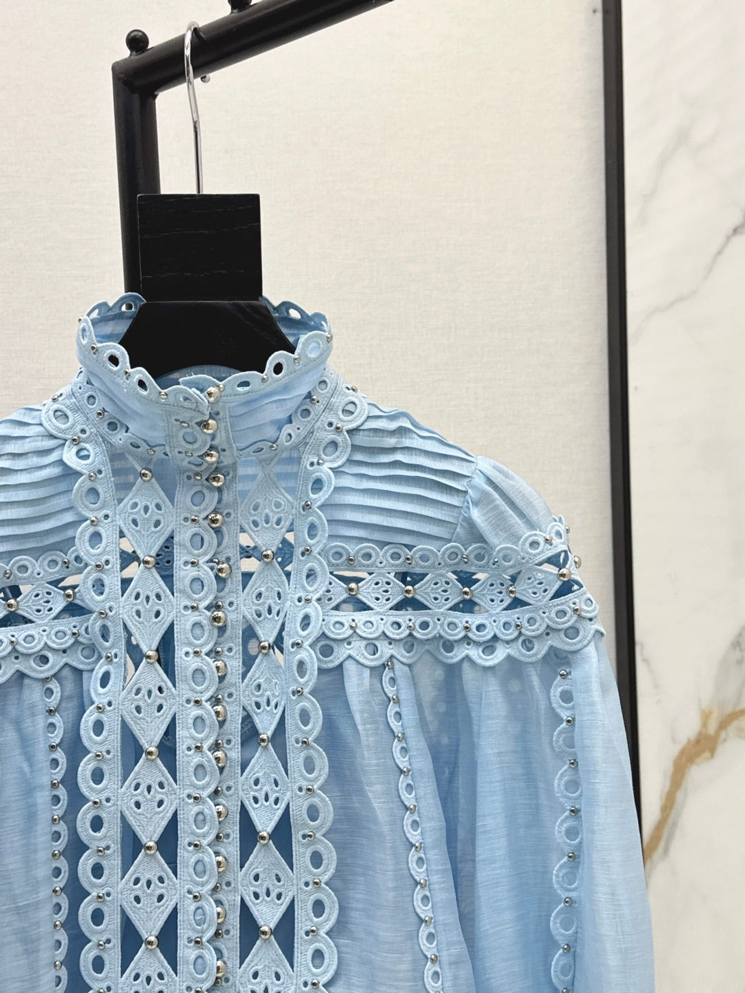 Zimm 25ss embroidered shirt