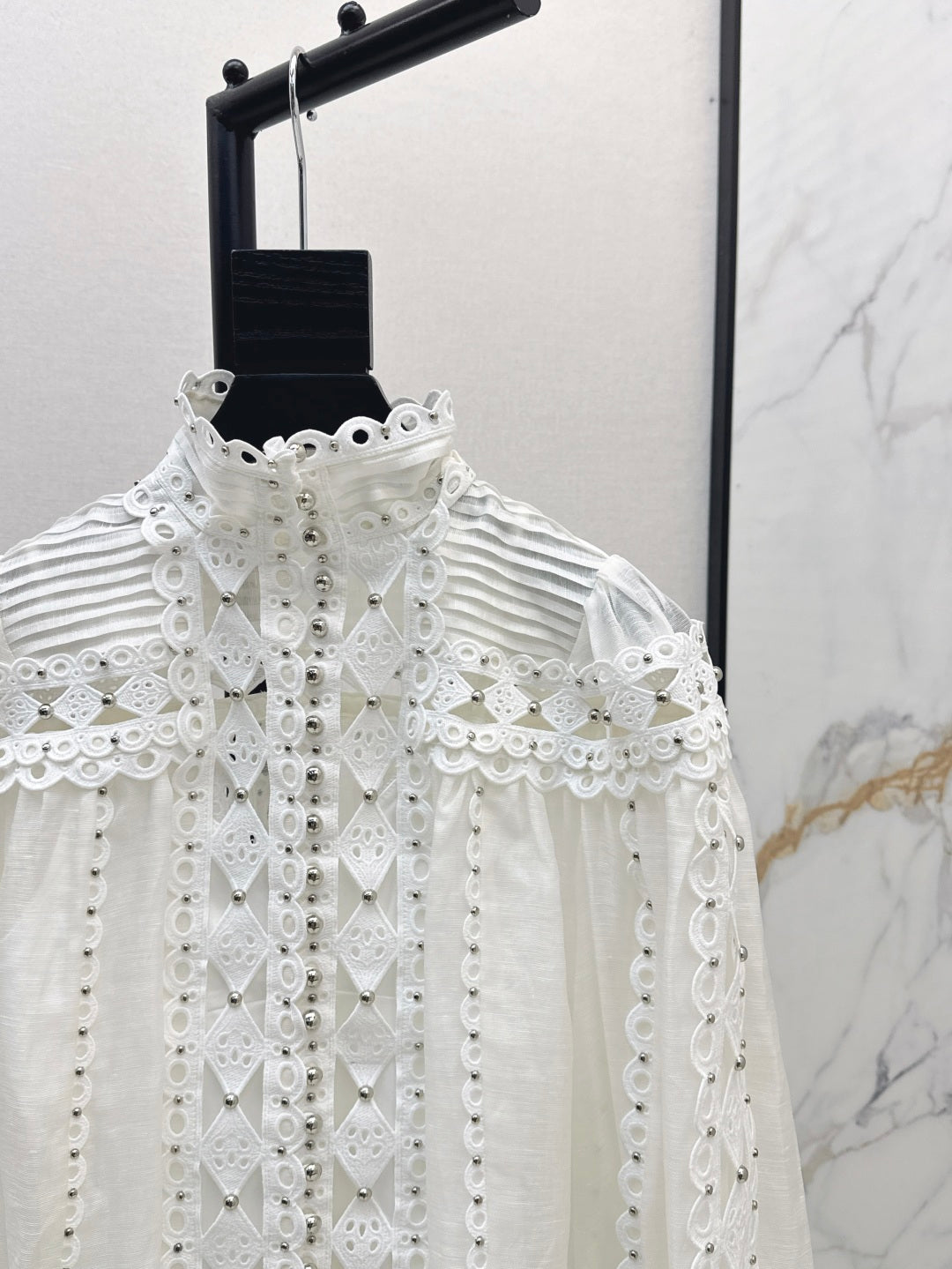 Zimm 25ss embroidered shirt
