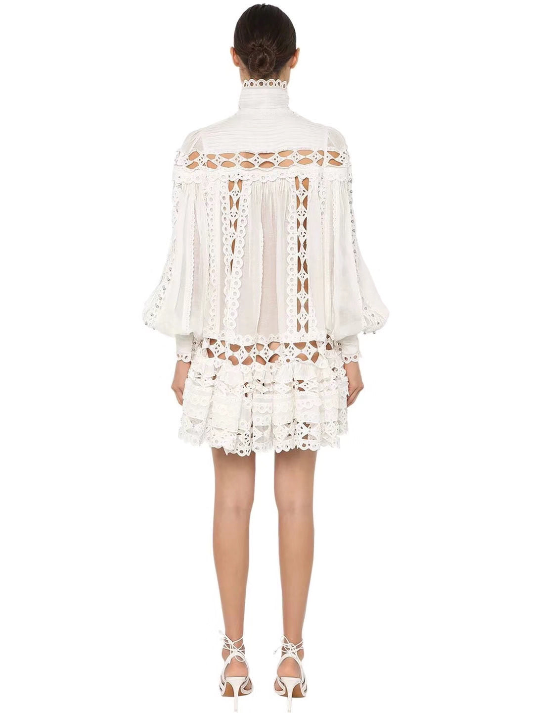 Zimm 25ss embroidered dress
