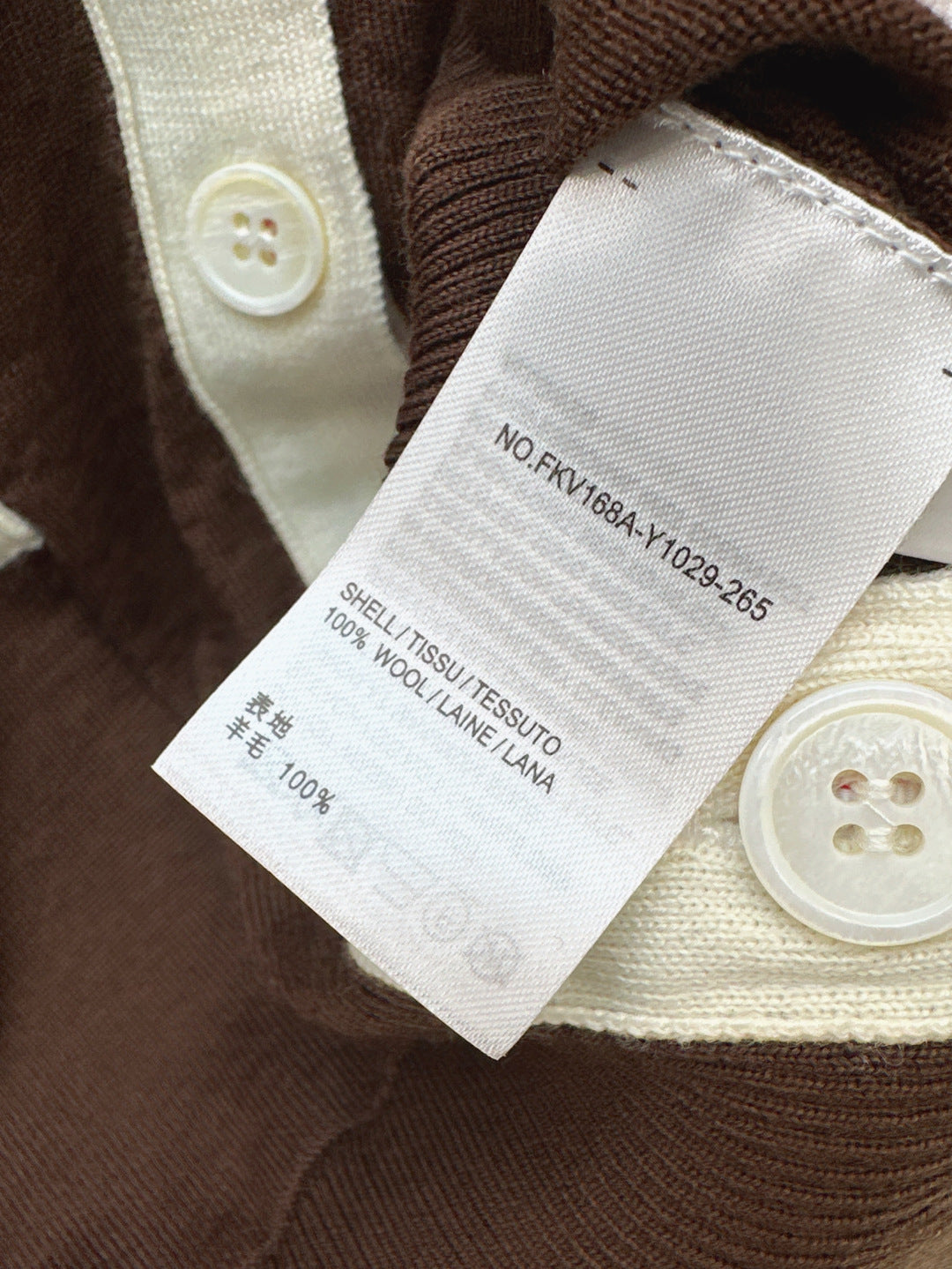 Thom 25fw knitted cardigan