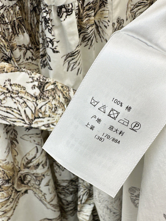 CD 25fw printed dress