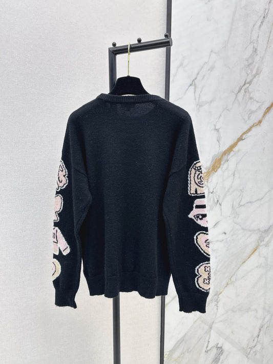 Chan 25fw jacquard sweater