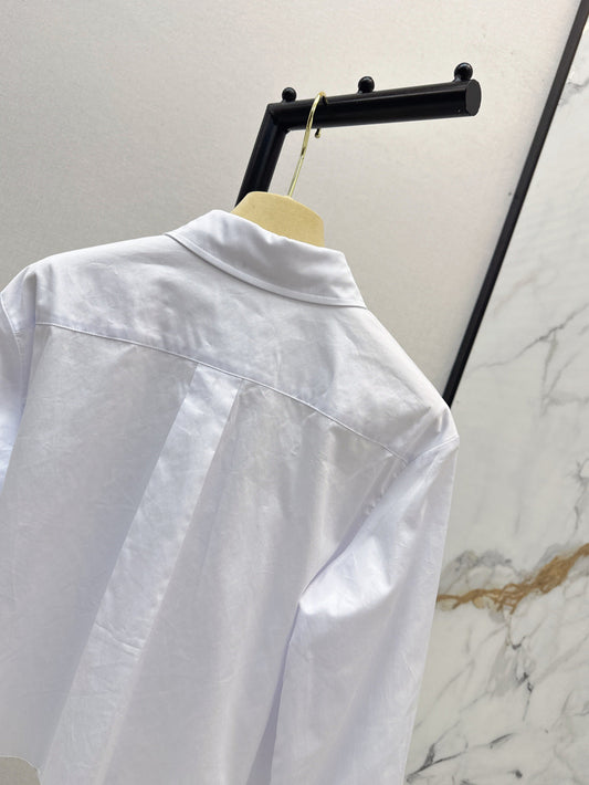 Miu 25fw embroidered shirt