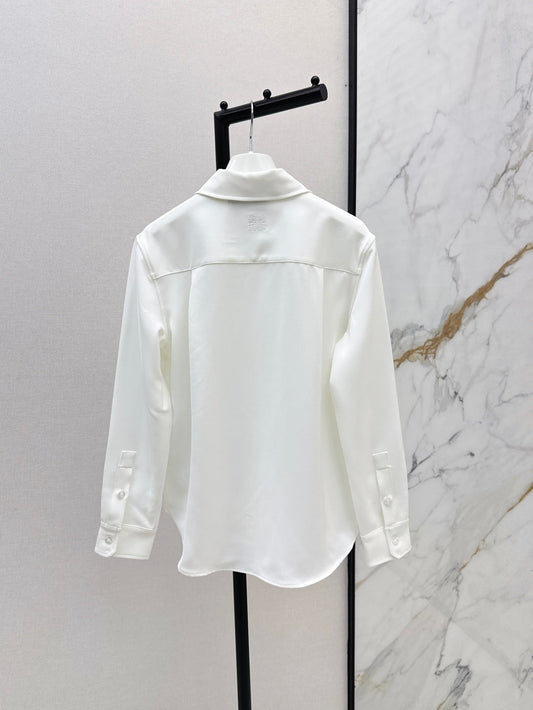 Loe 25fw embroidered shirt