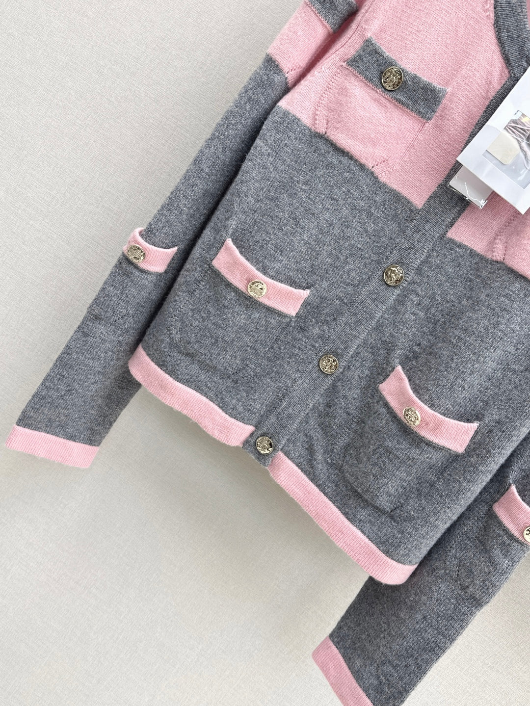 Chan 25fw cashmere knit suit