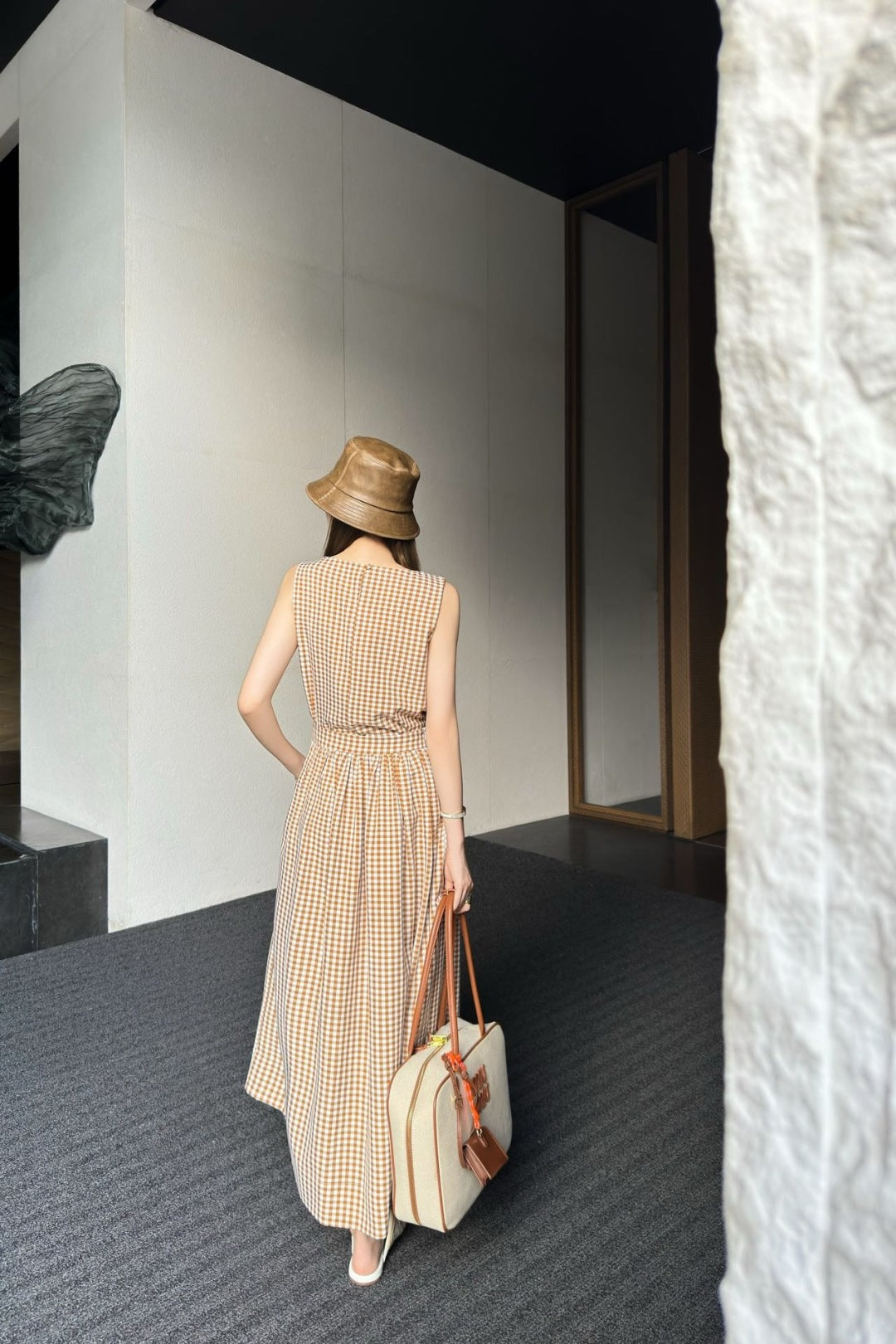 Miu 25ss plaid suit