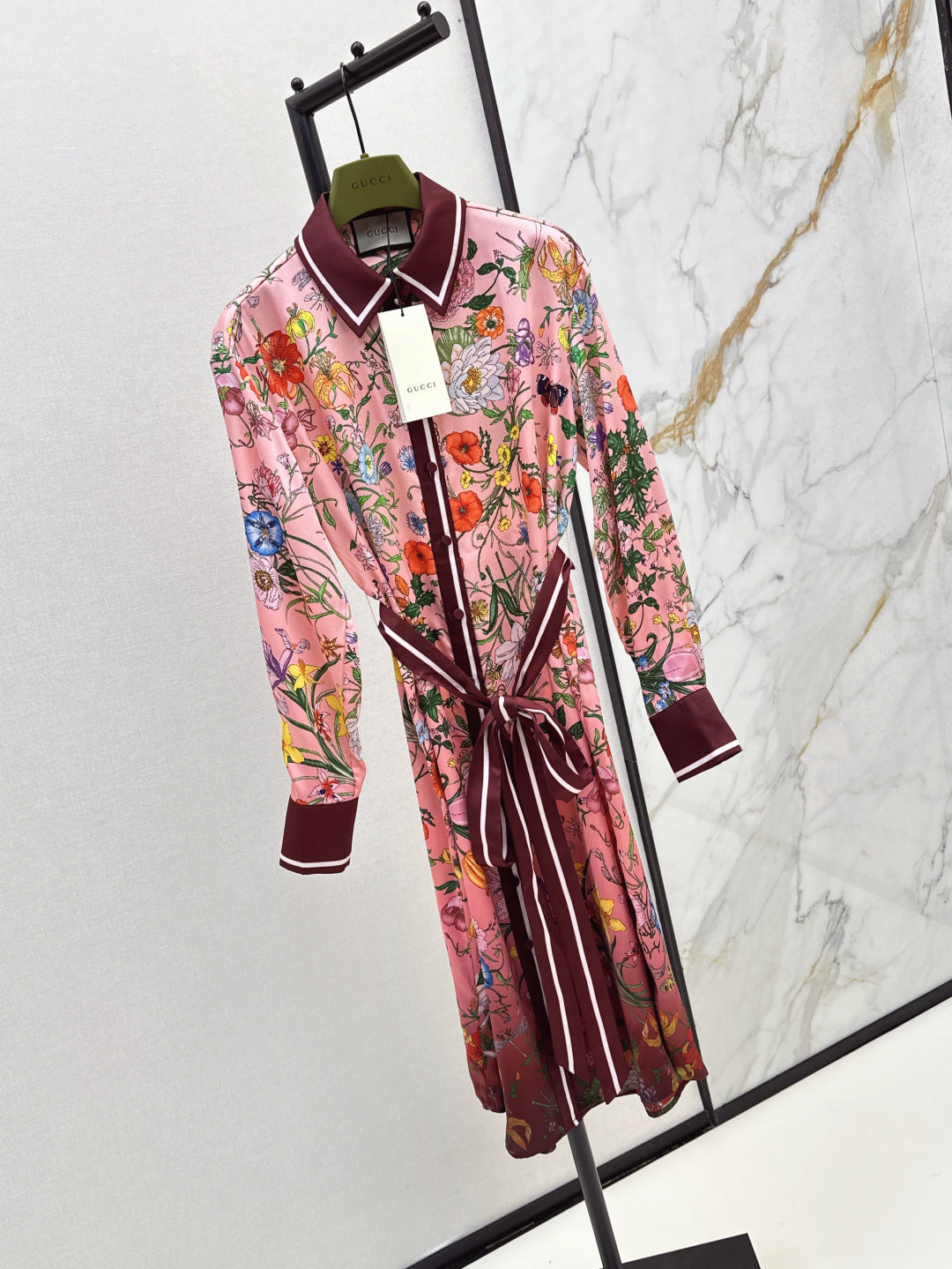 Guc 25fw printed dress