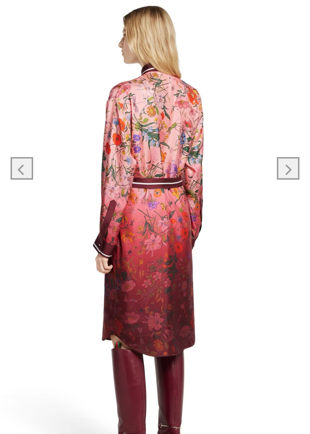 Guc 25fw printed dress