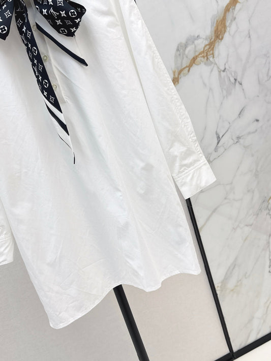 Louis 25fw scarf shirt