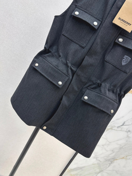 Bur 25fw embroidered vest