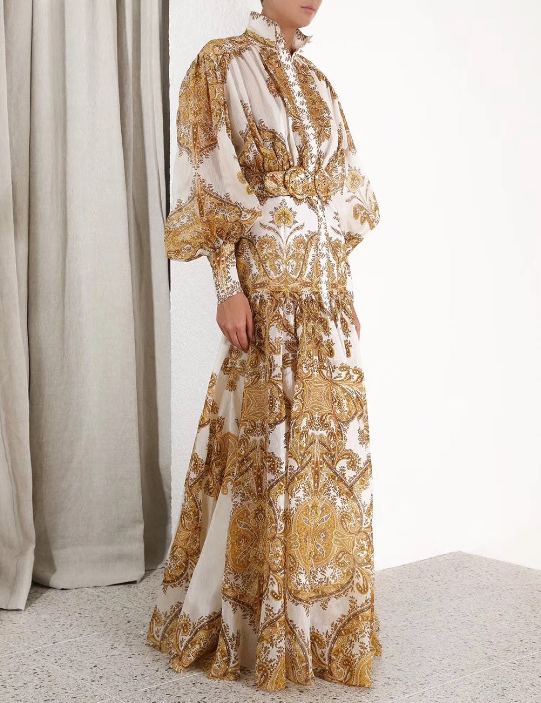 Zimm 25ss Linen dress