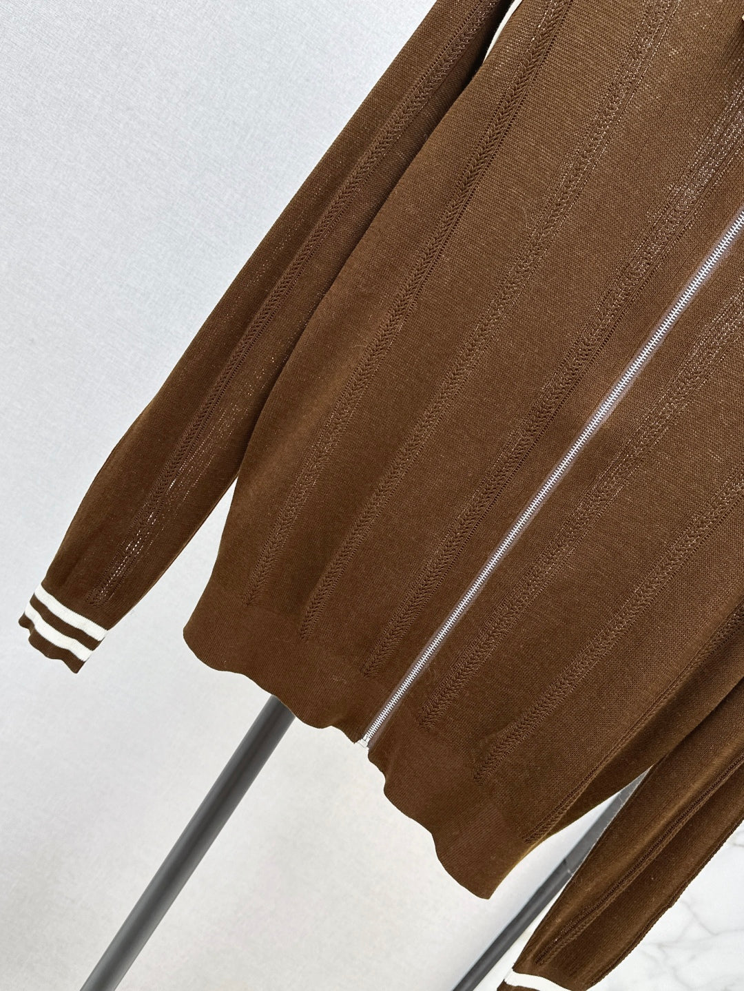 Miu 25fw knitted jacket