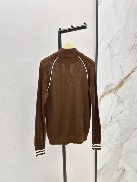 Miu 25fw knitted jacket