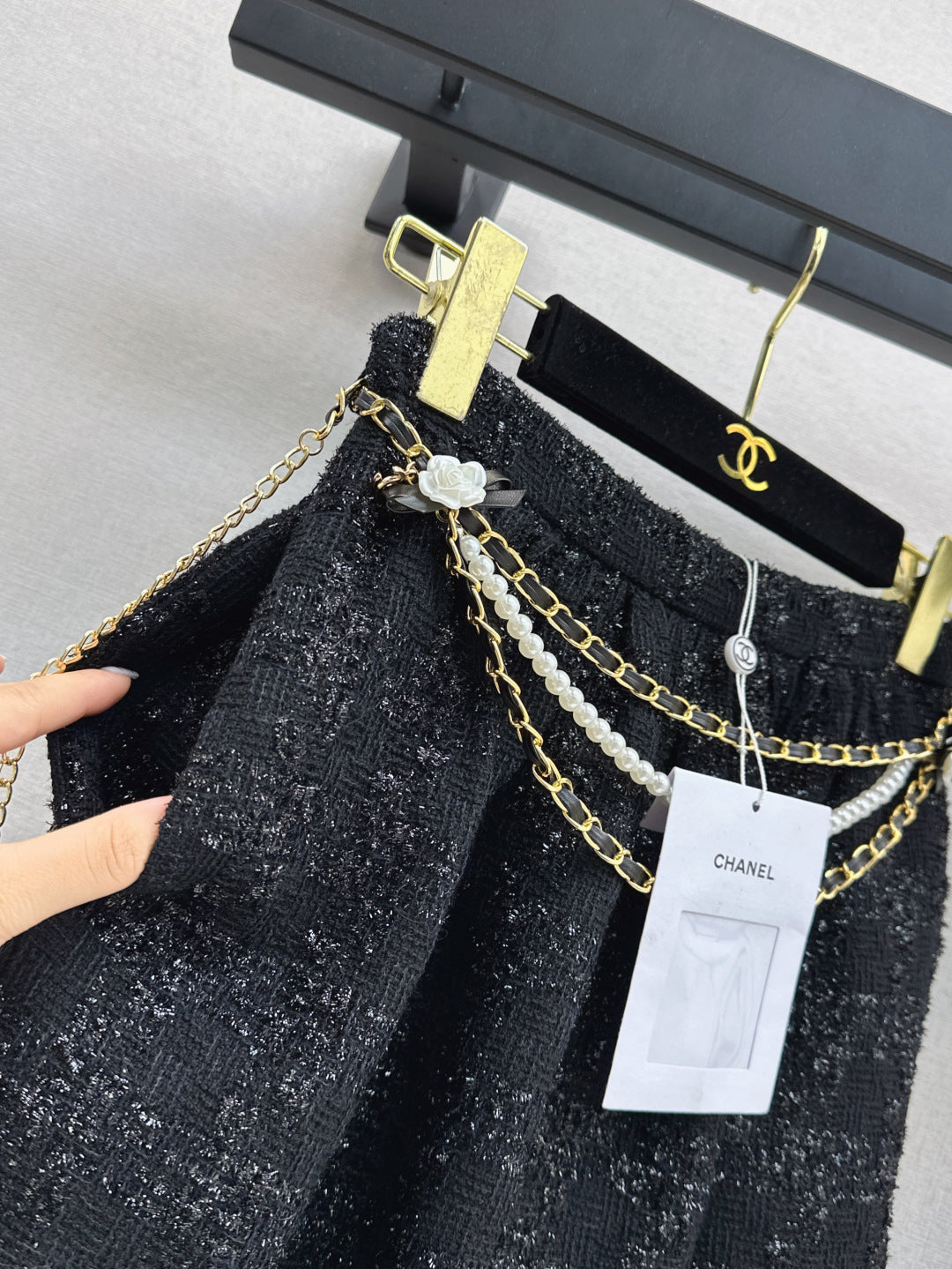 Chan 25fw woven skirt