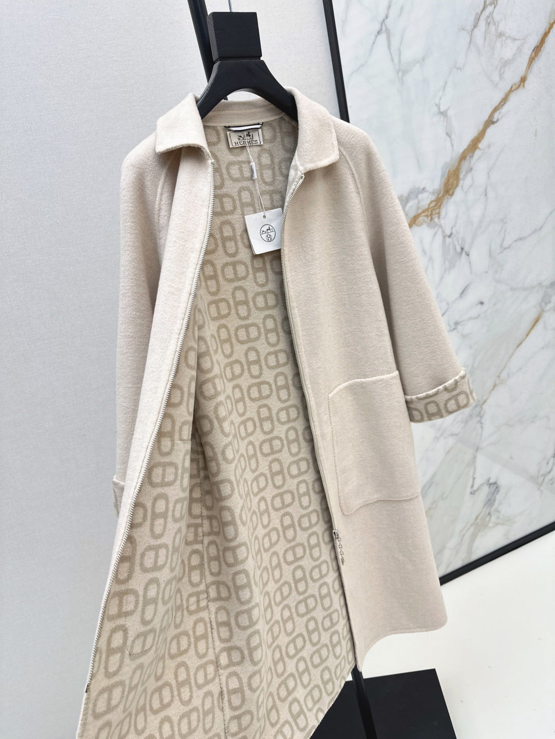 Herm 25fw cashmere coat
