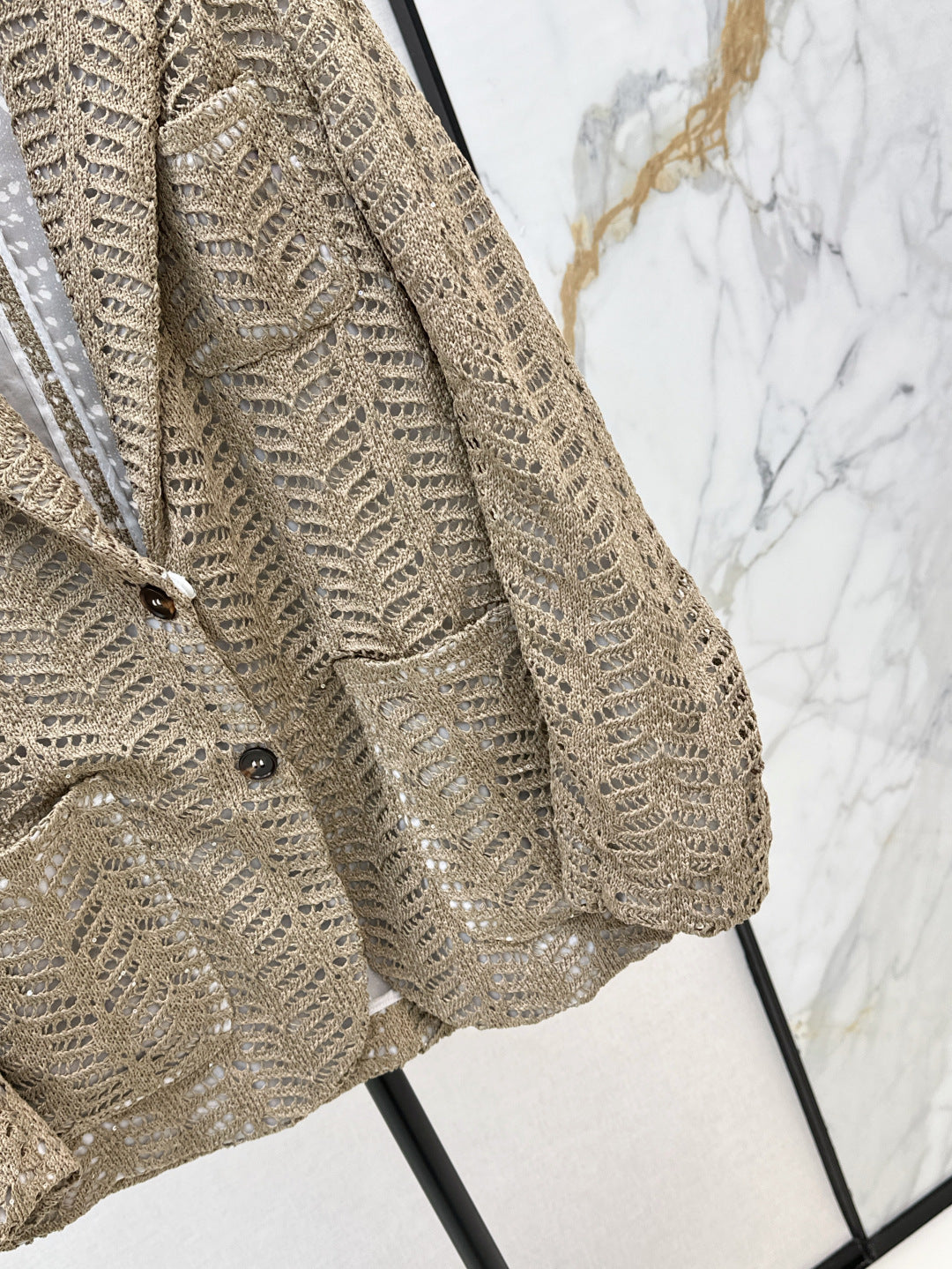 Brune 25fw hollow blazer