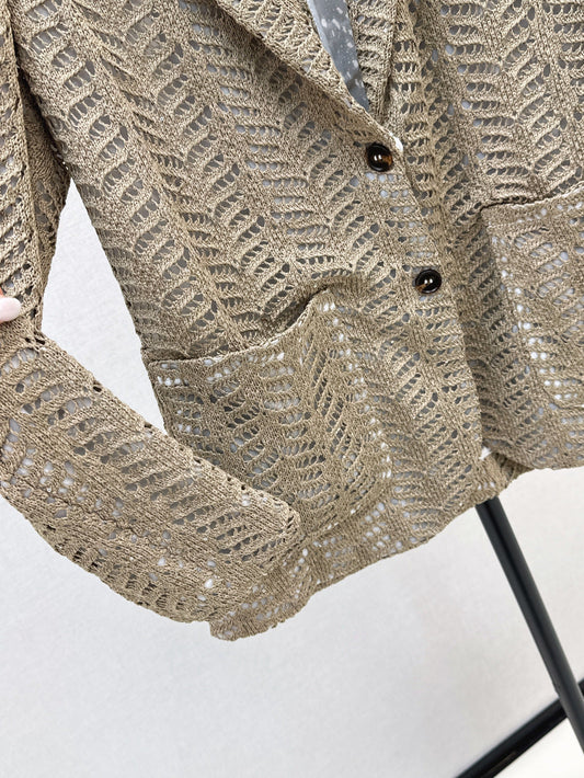 Brune 25fw hollow blazer