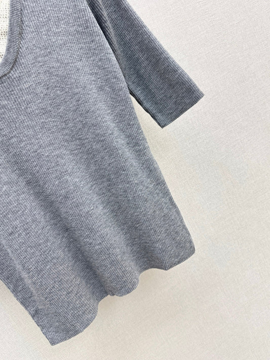 Brune 25fw knitted shirt