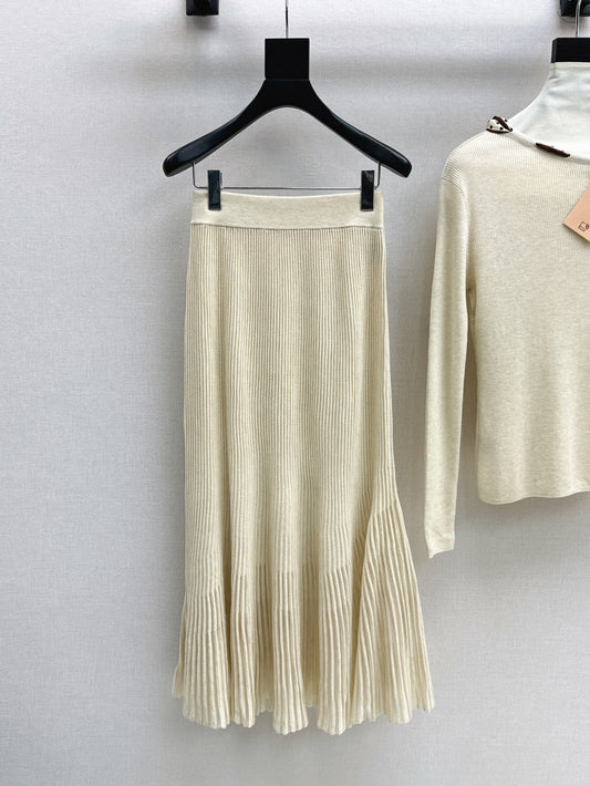 Miu 25fw knitted suit