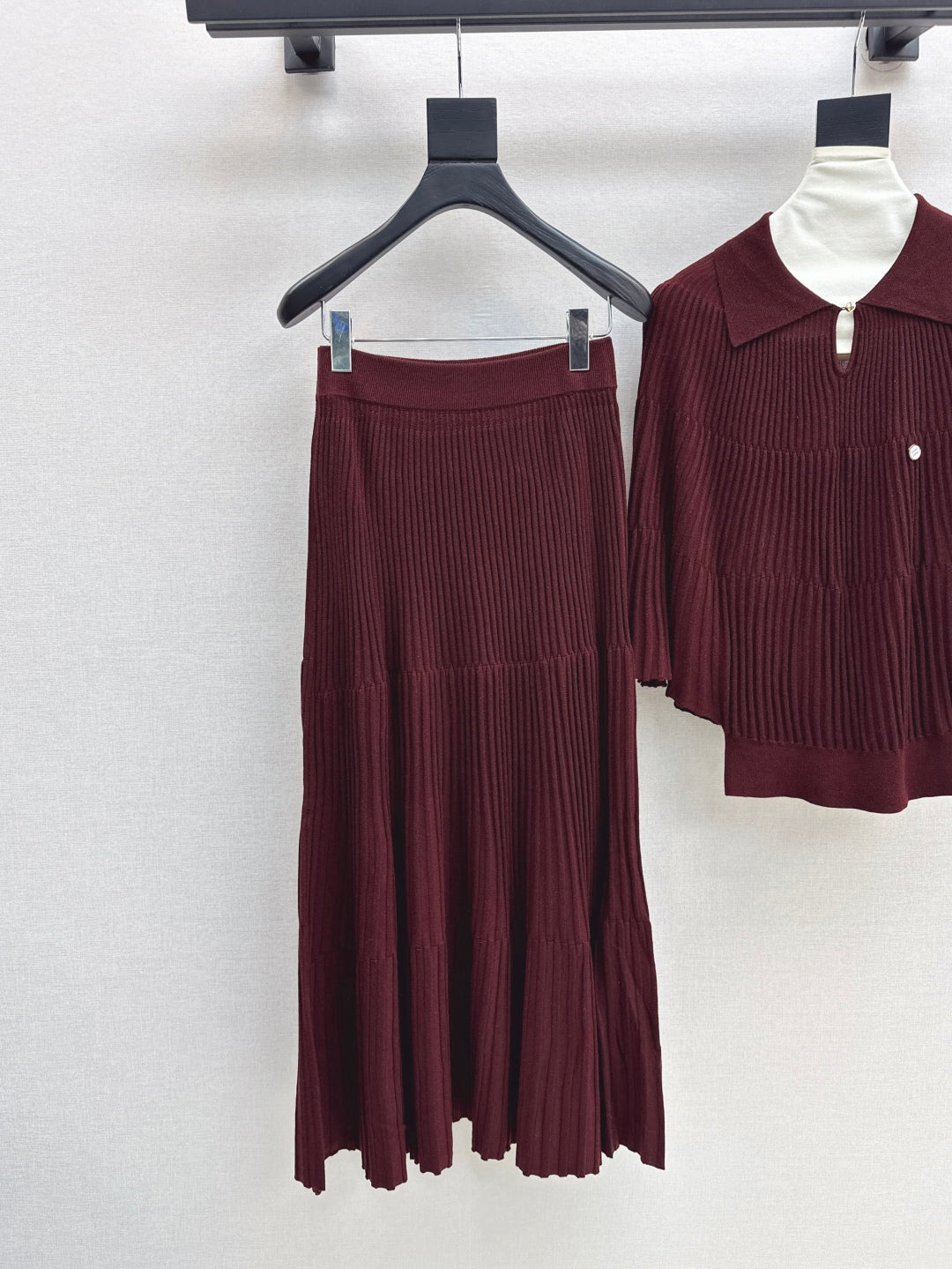 Miu 25fw knitted suit