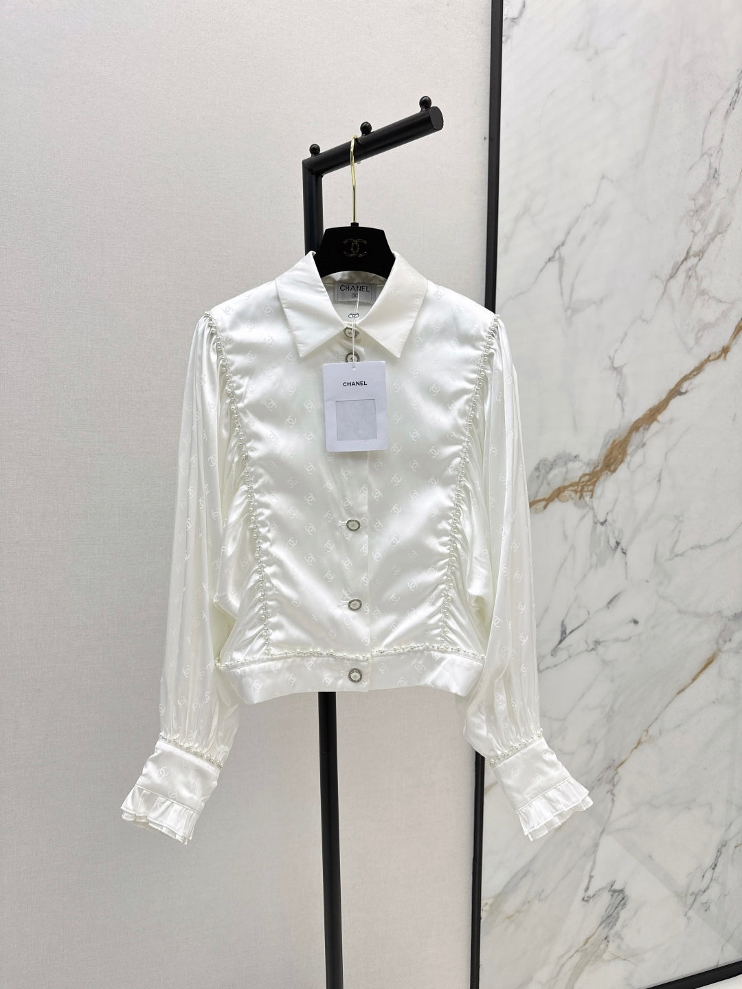 Chan 25fw jacquard shirt