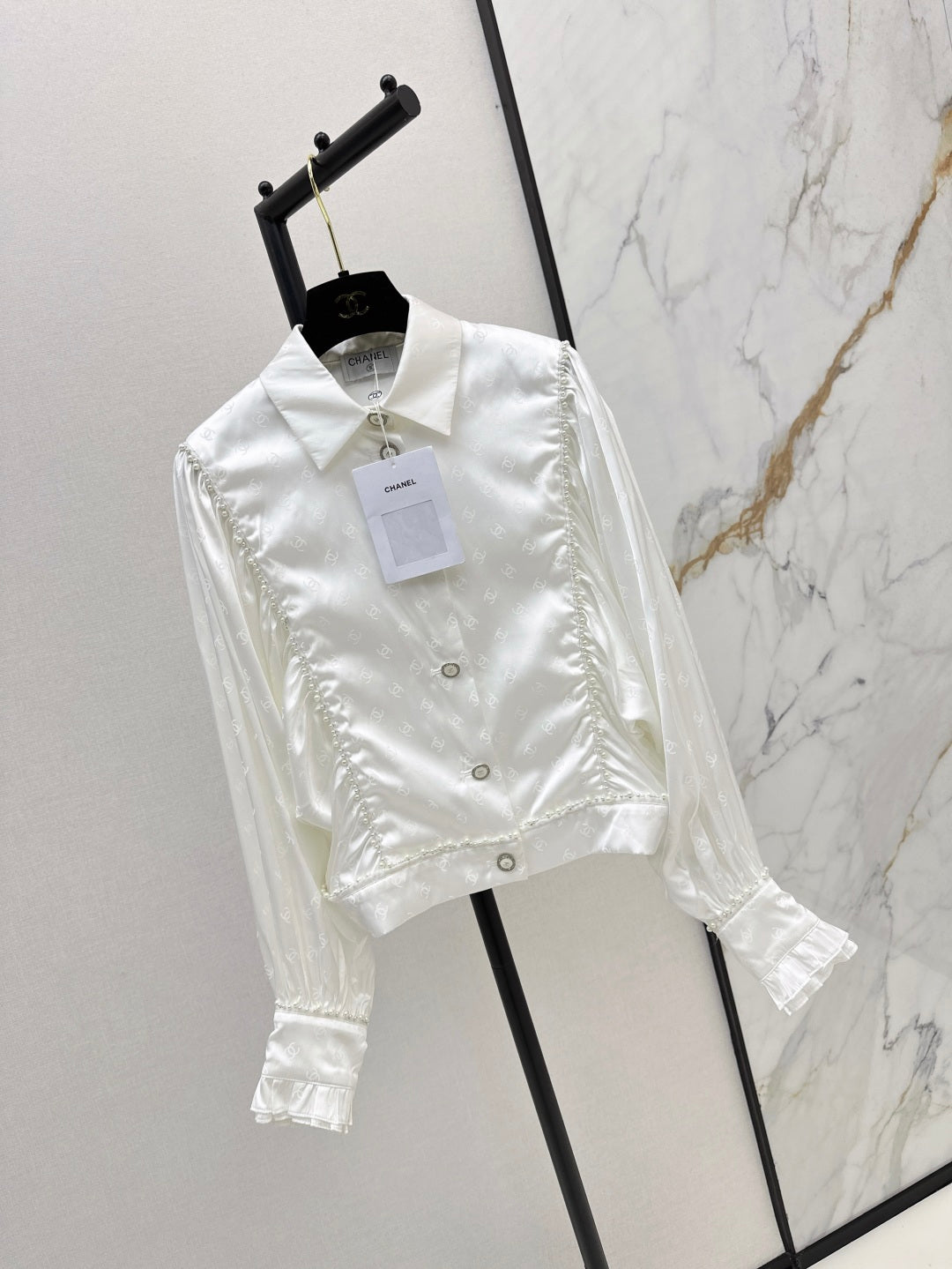 Chan 25fw jacquard shirt