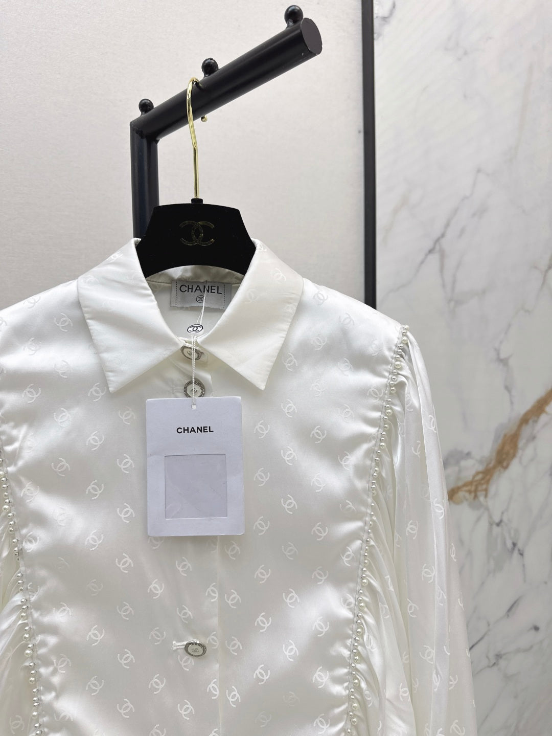 Chan 25fw jacquard shirt