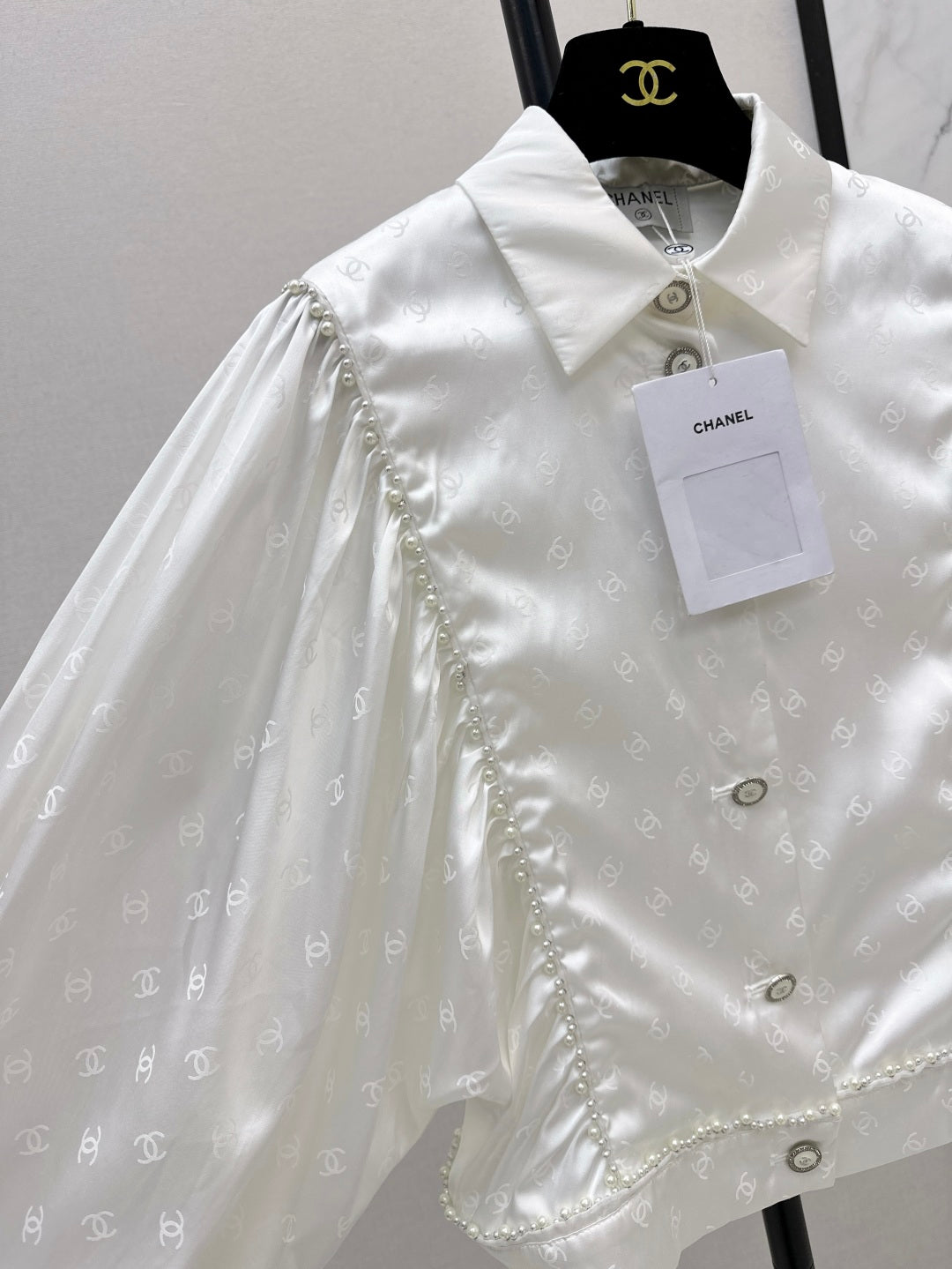 Chan 25fw jacquard shirt