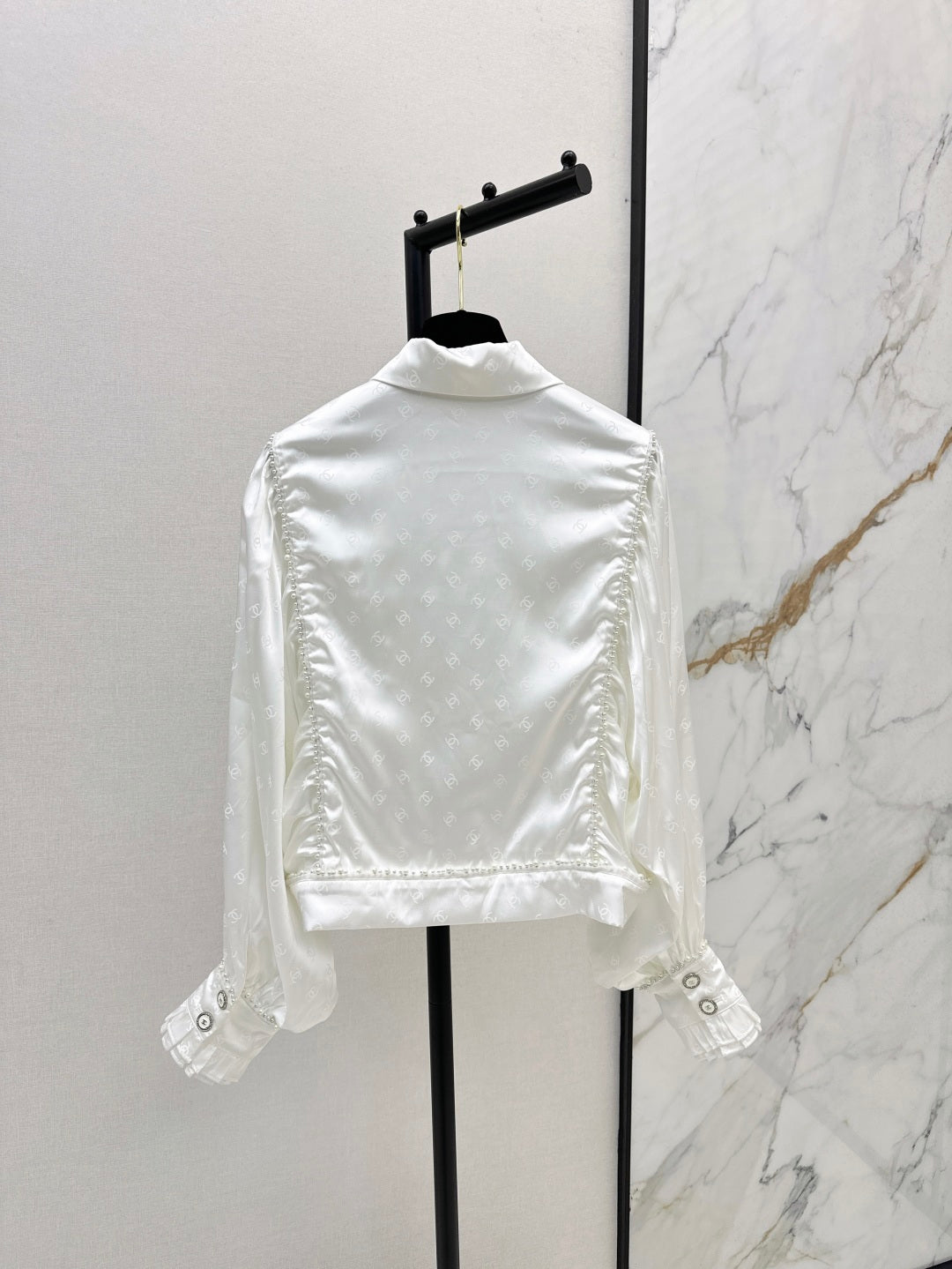 Chan 25fw jacquard shirt